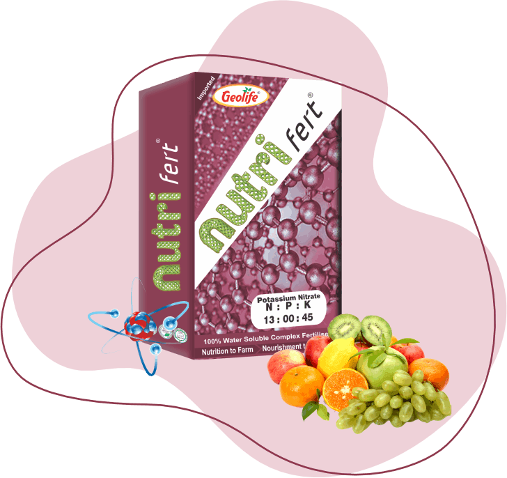 nano fert 13:00:45 - 100% Water Soluble Mixture of Fertilizers - Geolife